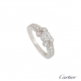 Cartier Platinum Diamond Ballerine Ring 0.53ct G/VS1 XXX N4196951